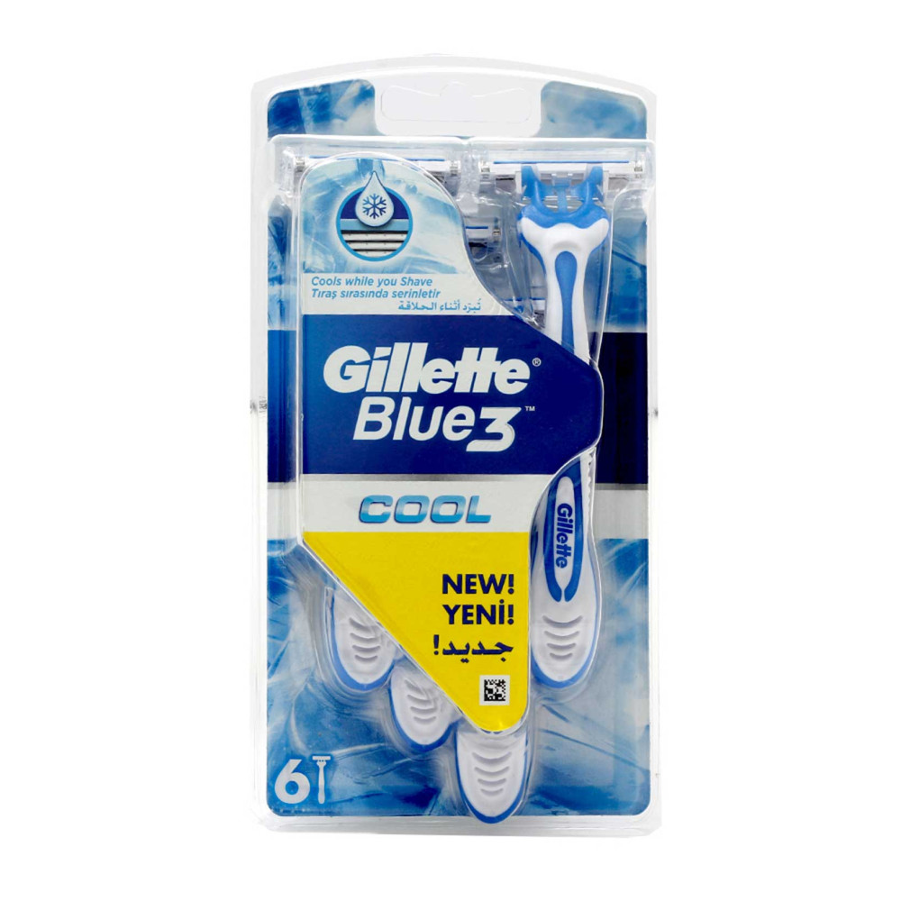 Gillette Blue3 Cool Tıraş Bıçağı 6'lı Blister