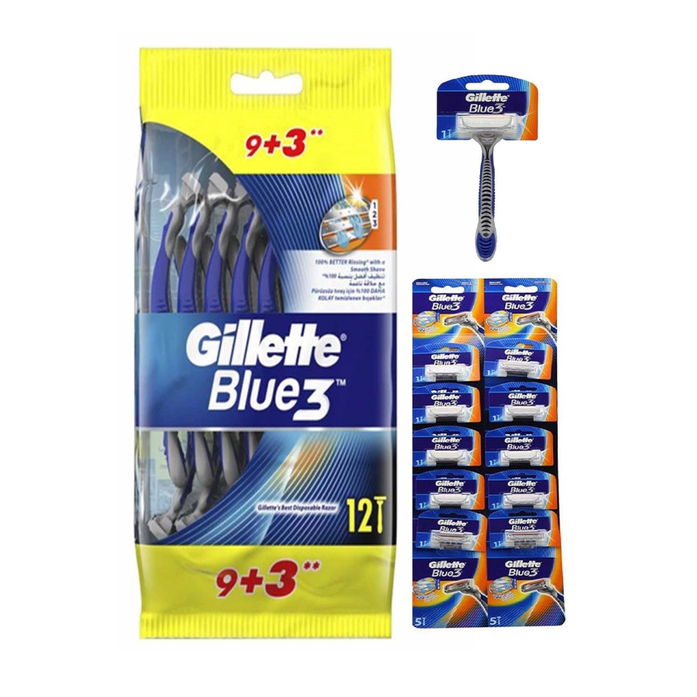 Gillette Blue3 Kullan At Tıraş Bıçağı 12lı Tıraş Bıçağı ve Yedekleri Fiyatı