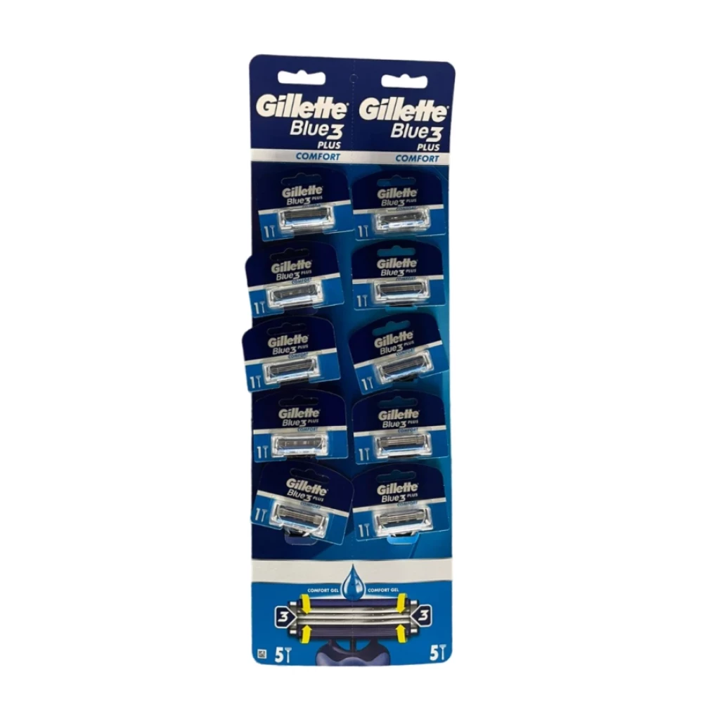 Gillette Blue3 Plus Comfort 10 Lu Kartela Tıraş Bıçağı ve Yedekleri Fiyatı