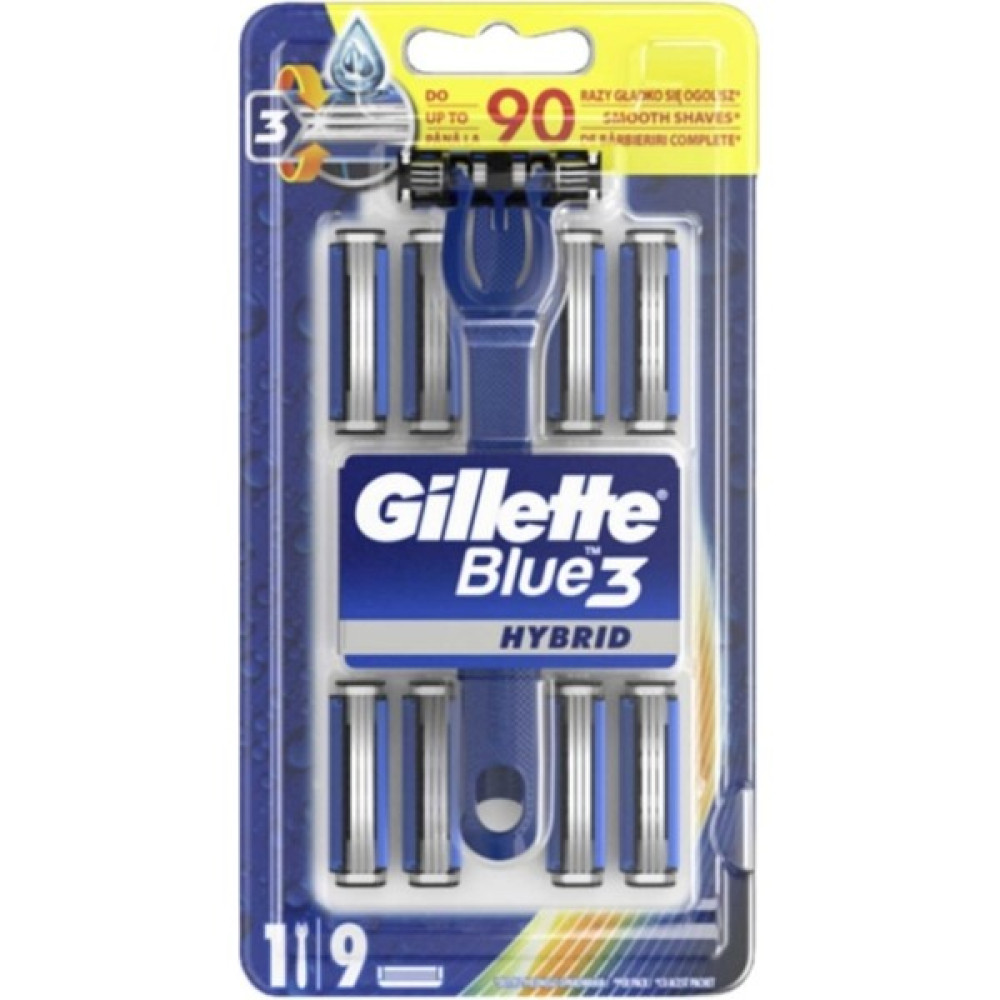 Gillette Blue3 Sensor Hybrid Hibrit Hibrid Tıraş Makinesi + Yedek Tıraş Bıçağı 9'Lu - 1 Oto Boyaları Fiyatı
