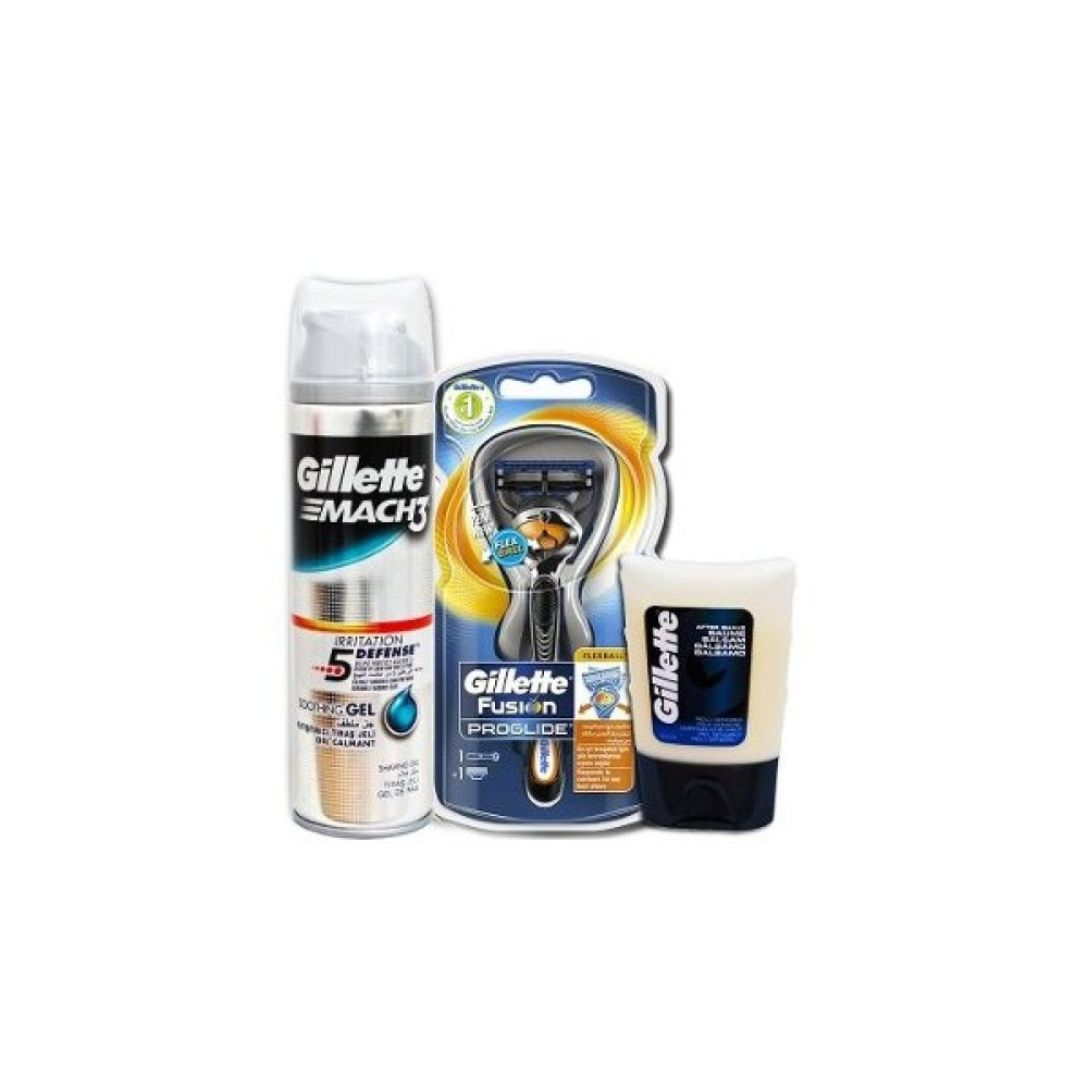 Gillette Fusion Proglide Flexball 1Up + Jel + Balsam Tıraş Makineleri Fiyatı