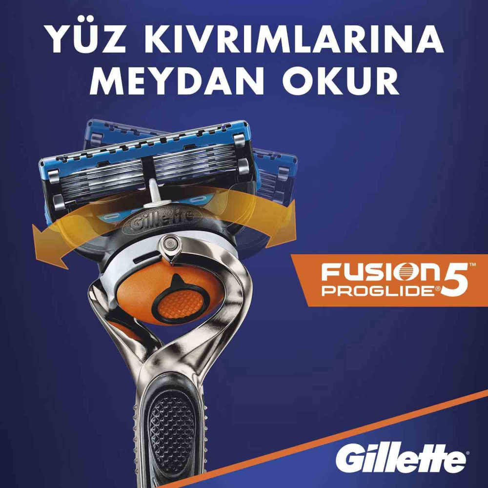 Gillette Fusion Proglide Tıraş Makinesi + 4 Yedek Bıçak