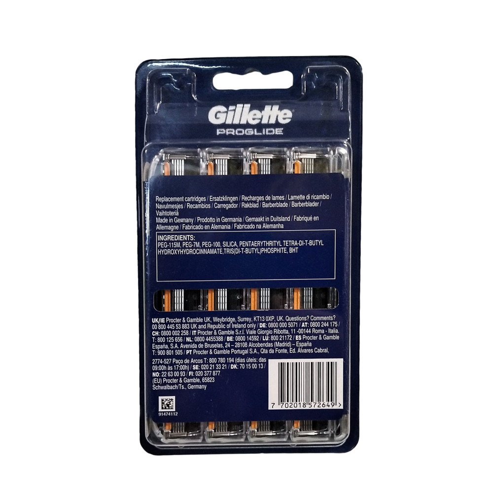 Gillette Fusion5 Proglide Yedek Erkek Tıraş Bıçağı 12'li
