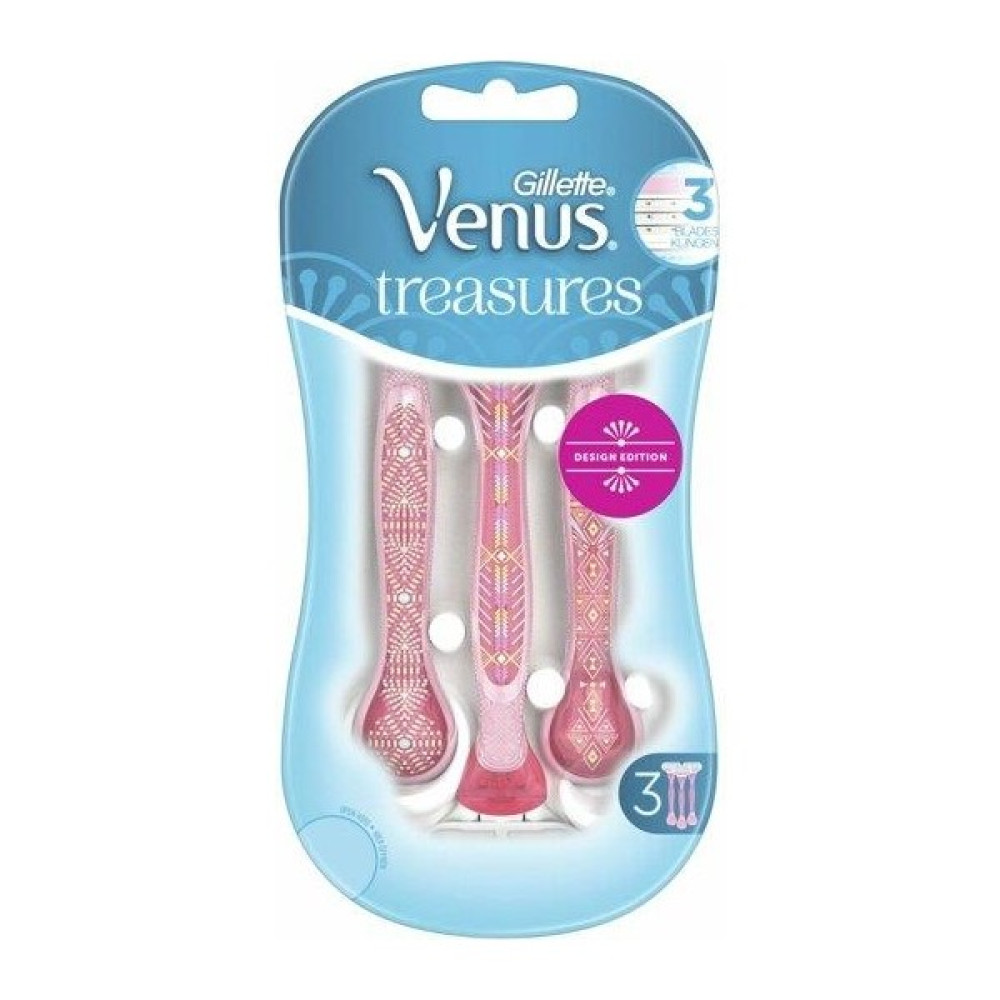 Gillette Gilette Venüs Treasures Traş Bıçağı 3 Lü Pembe Tıraş Makineleri Fiyatı