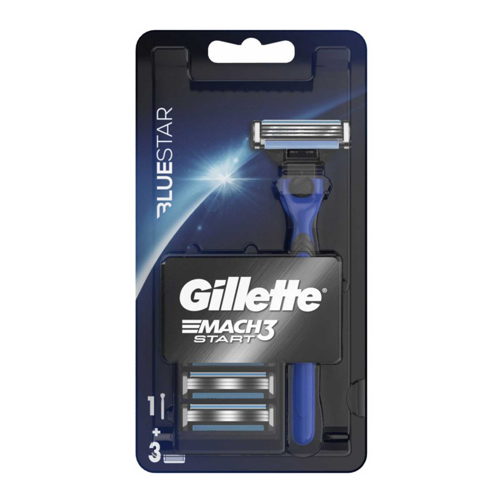 Gillette Mach 3 Start Tıraş Makinesi + 3 Yedek Bıçak Bluestar Tıraş Makineleri Fiyatı