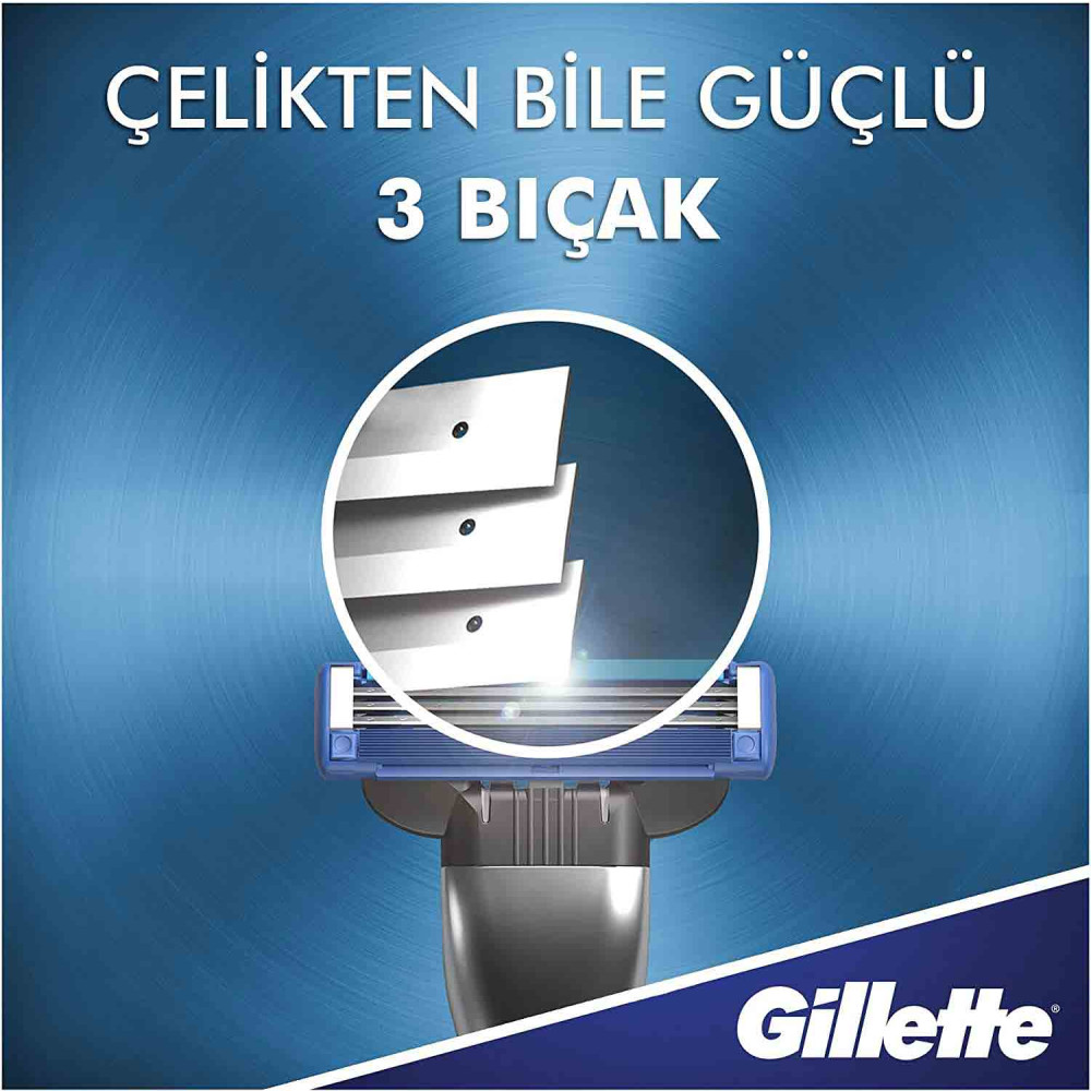 Gillette Mach 3 Tıraş Makinesi + 5 Yedek Bıçak