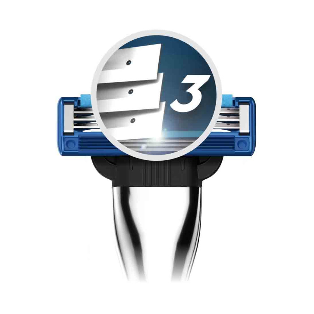 Gillette Mach 3 Turbo Tıraş Makinesi + 2 Yedek Bıçak