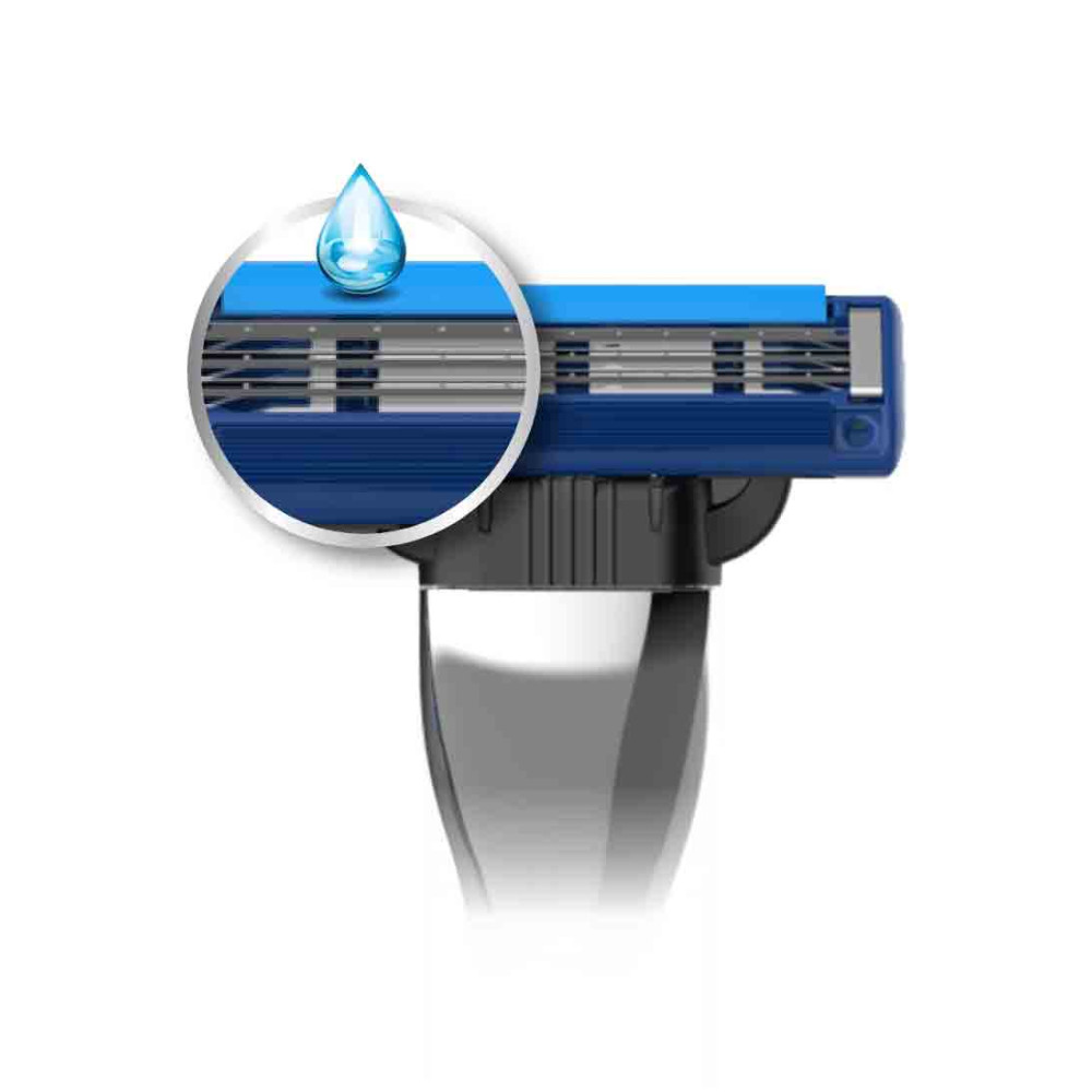 Gillette Mach 3 Turbo Tıraş Makinesi + 2 Yedek Bıçak