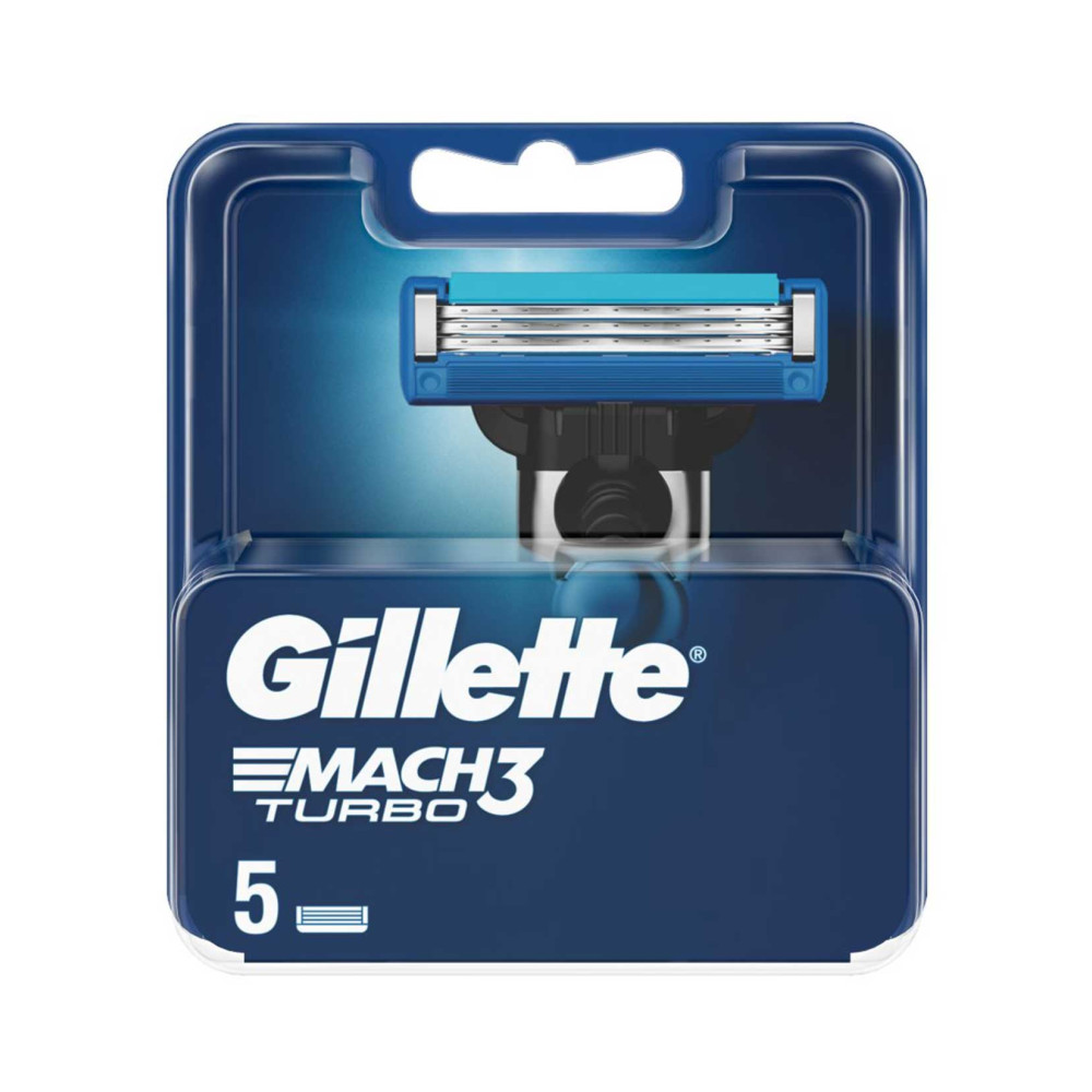 Gillette Mach 3 Turbo Yedek Tıraş Bıçağı 5'li Tıraş Bıçağı ve Yedekleri Fiyatı