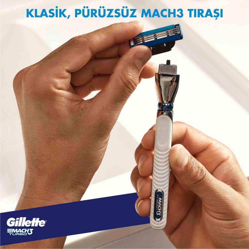 Gillette Mach 3 Turbo Yedek Tıraş Bıçağı 5'li