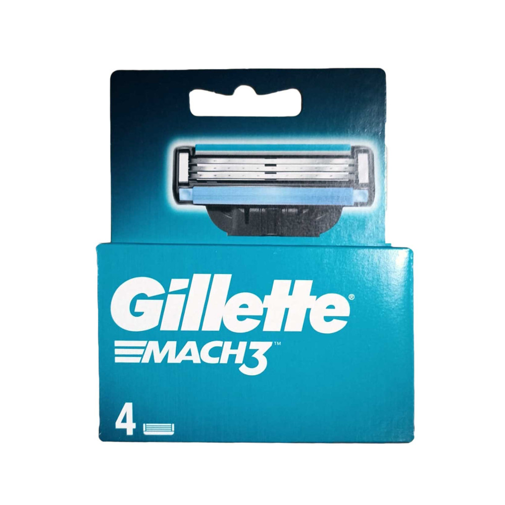 Gillette Mach 3 Yedek Tıraş Bıçağı 4'lü