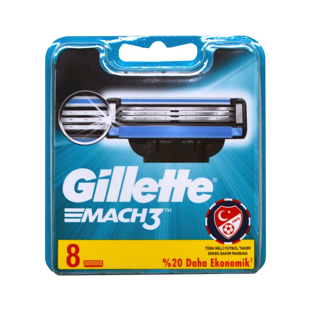 Gillette Mach 3 Yedek Tıraş Bıçağı 8'li Tıraş Bıçağı ve Yedekleri Fiyatı