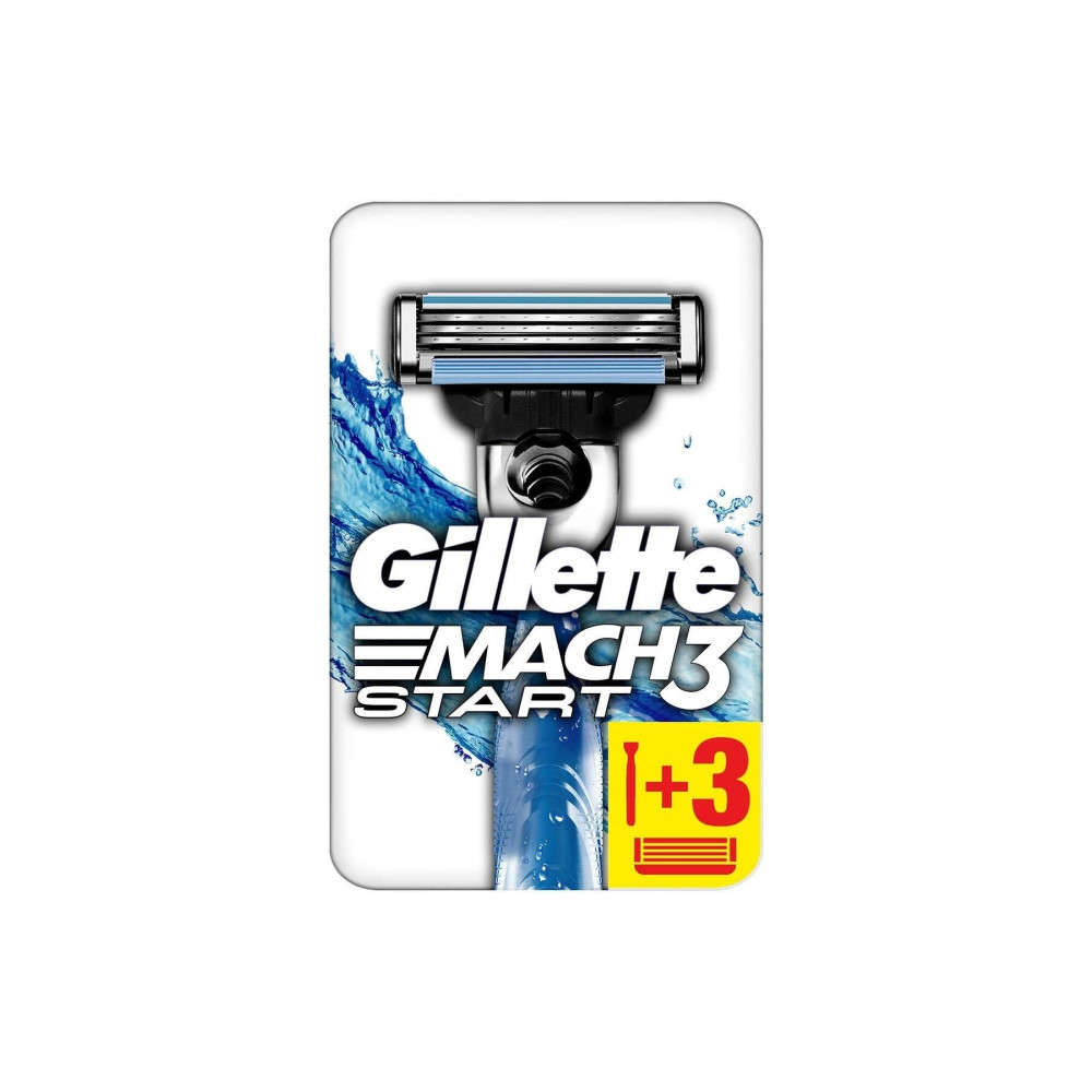 Gillette Mach3 Start Tıraş Makinesi + 3lü Yedek Tıraş Bıçağı Tıraş Bıçağı ve Yedekleri Fiyatı