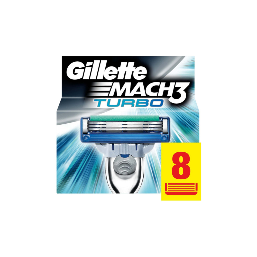 Gillette Mach3 Turbo Yedek 8li Karton Ambalaj Tıraş Bıçağı ve Yedekleri Fiyatı