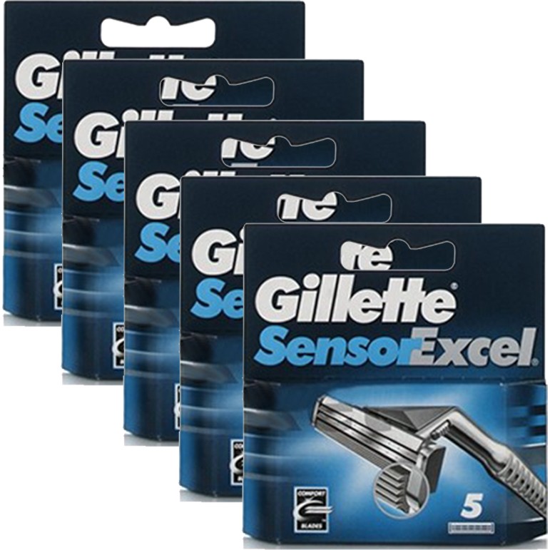 Gillette Sensor Excel 5\'li Yedek Tıraş Bıçağı x 5 Paket Diğer Fiyatı