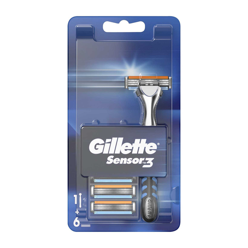 Gillette Sensor Tıraş Makinesi + 6 Yedek Bıçak Tıraş Makineleri Fiyatı