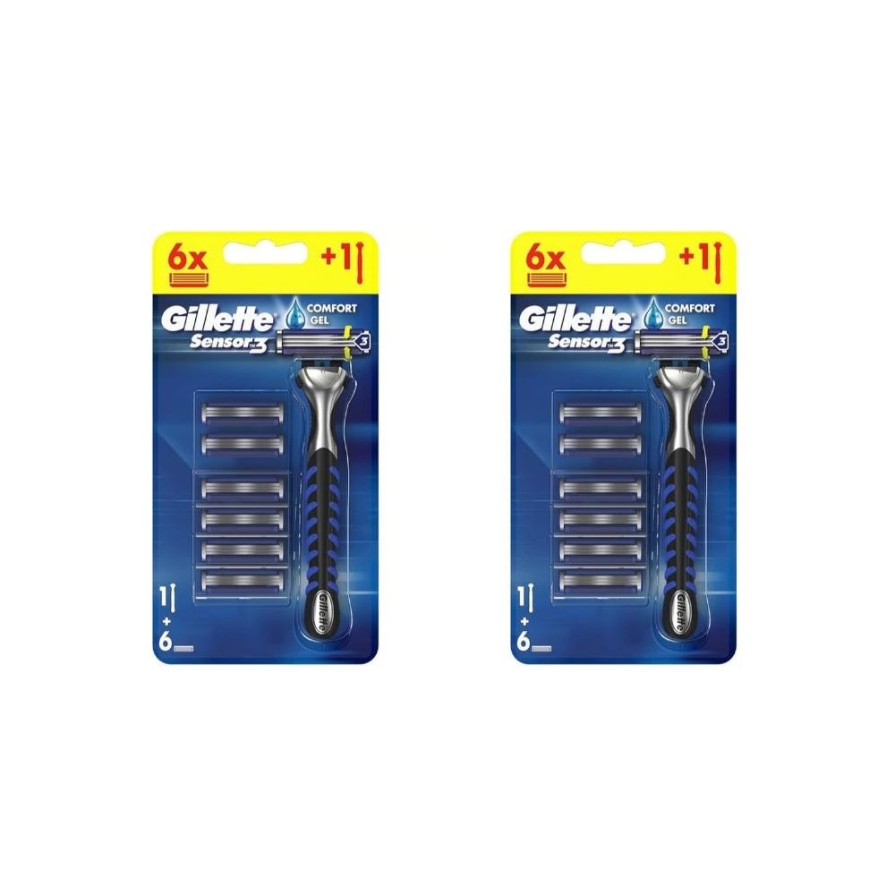 Gillette Sensor3 Tıraş Makinesi + 6 Yedek Tıraş Bıçağı - 2 Adet Diğer Fiyatı