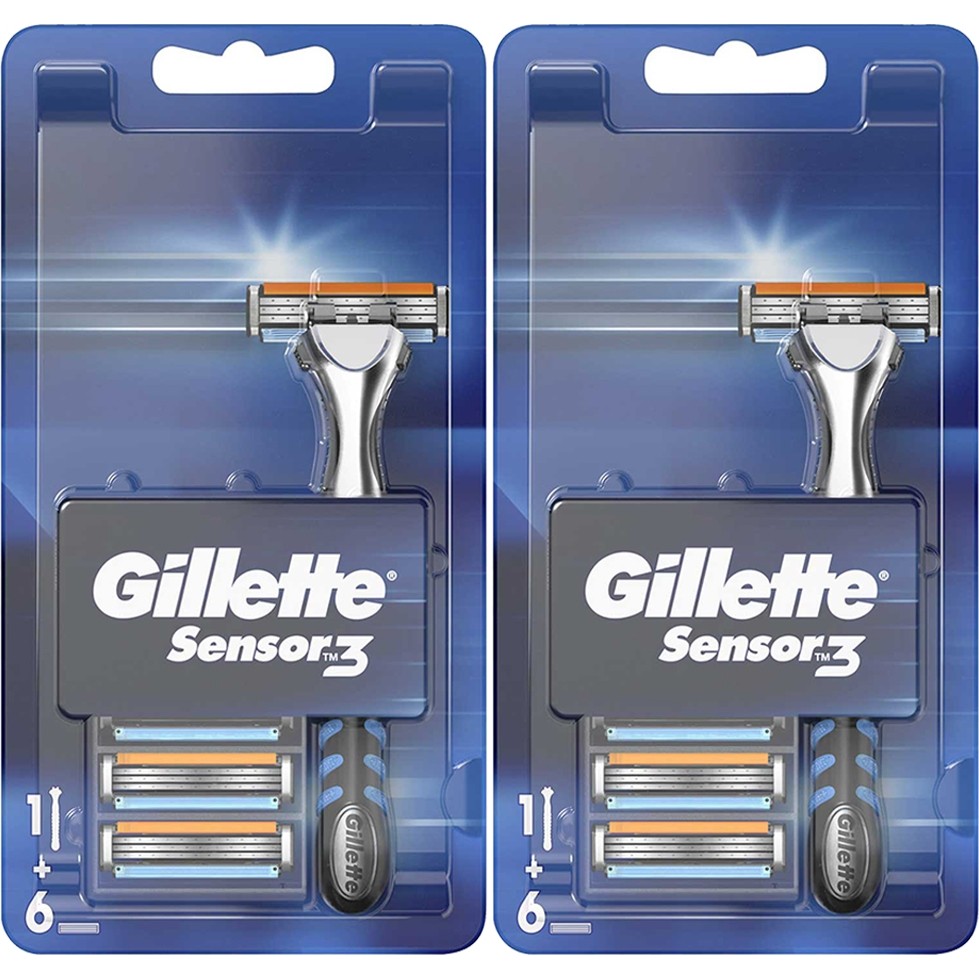 Gillette Sensor3 Tıraş Makinesi + Yedek Tıraş Bıçağı 6'lı x 2 Adet Diğer Fiyatı