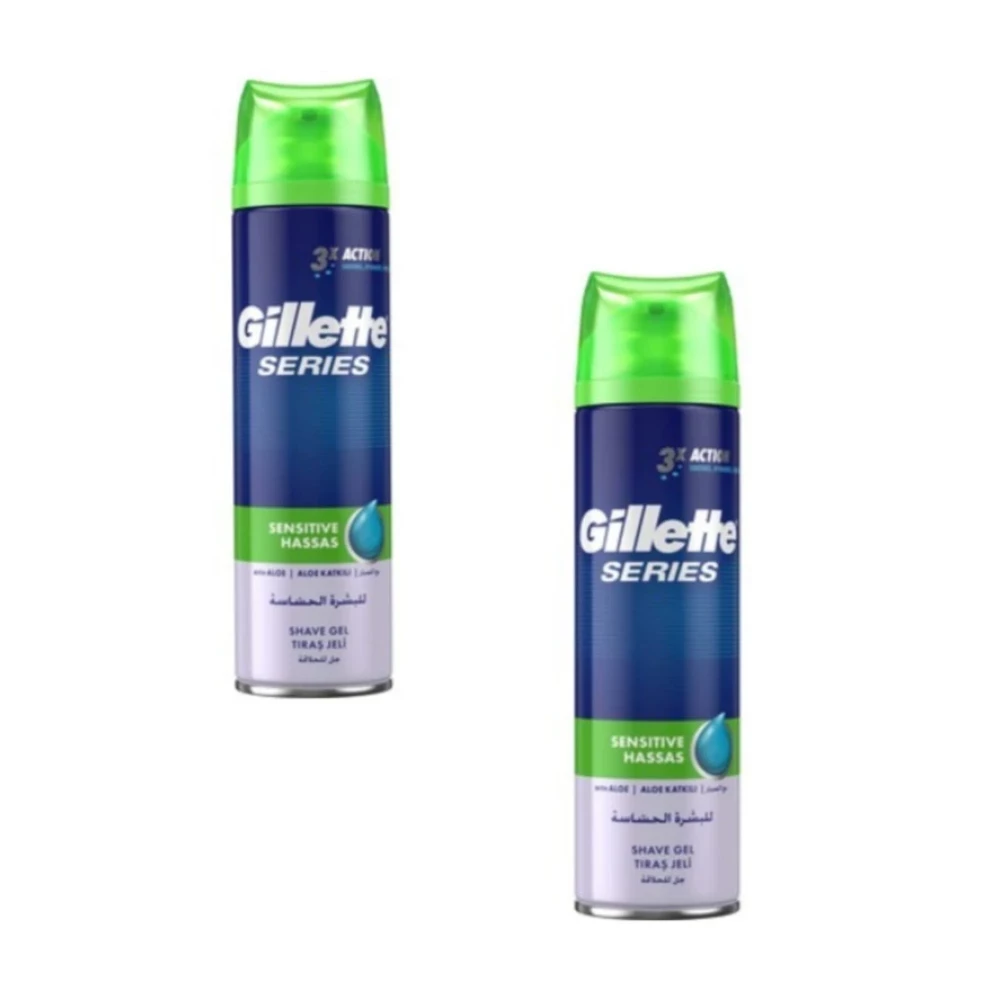 Gillette Series Hassas Tiras Jeli 200Ml 2 Adet Tıraş Jelleri / Köpükleri / Kremleri Fiyatı