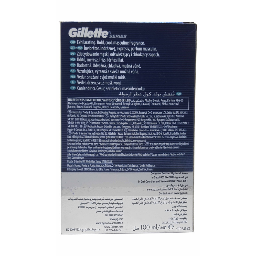 Gillette Series Kolonya 100 ml Tıraş Sonrası After Shave