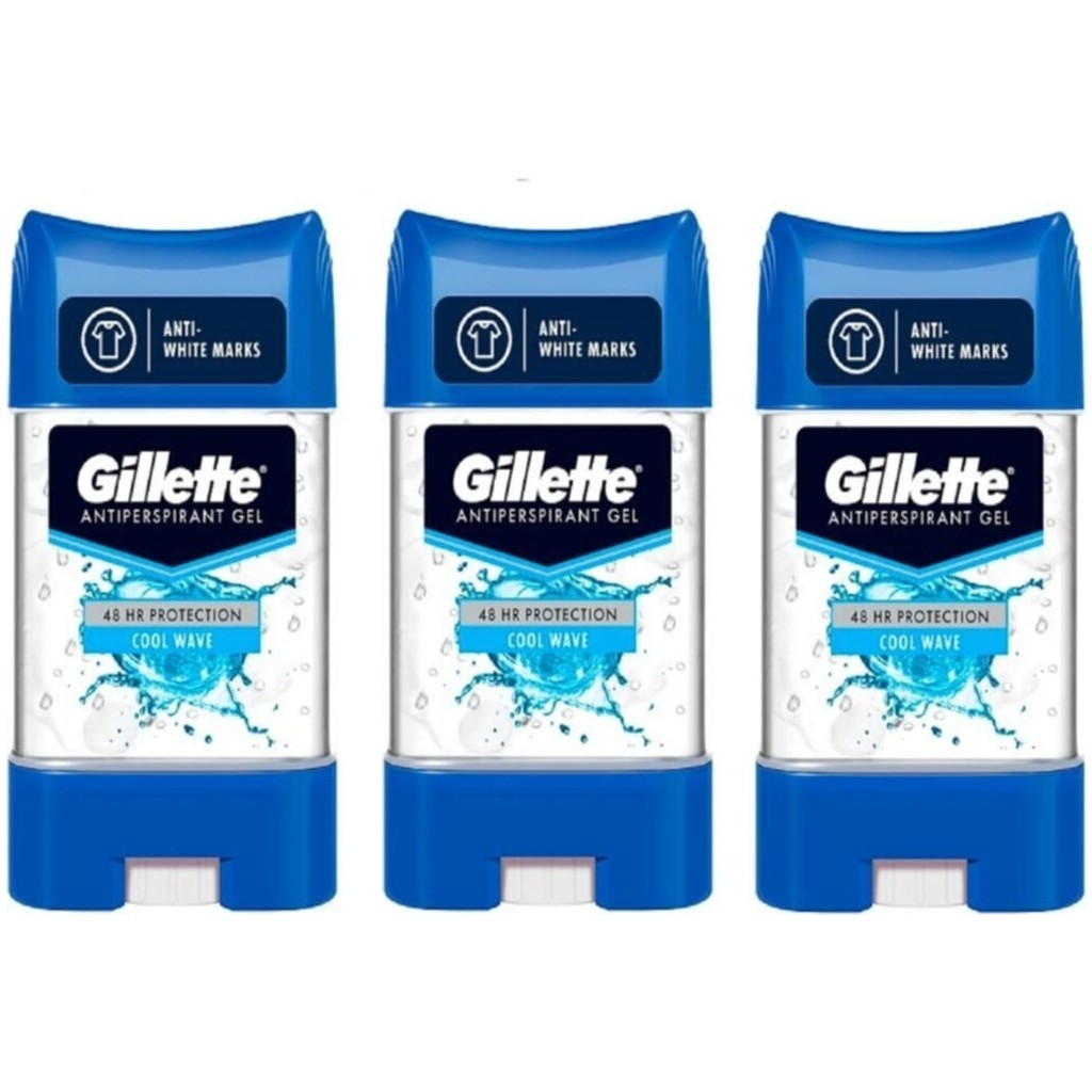 Gillette Stick Jel Cool Wave 70ML Koltuk Altı Antiperspırant Gel 48HR X3 Adet - 70 ml Koltuk Fiyatı
