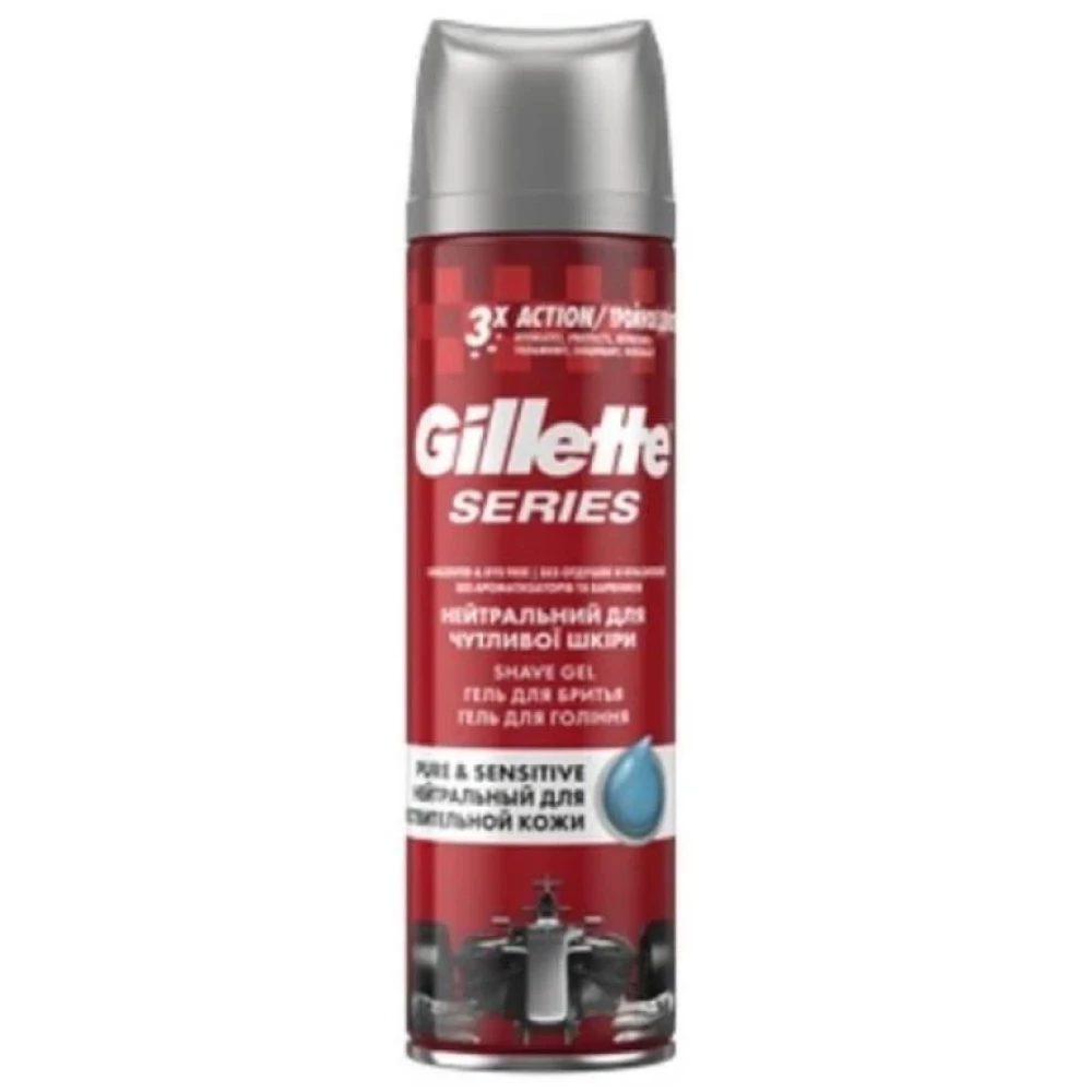 Gillette Tras Jeli Series Pure Sensitive Hassas Ciltler 200 Ml Tıraş Jelleri / Köpükleri / Kremleri Fiyatı