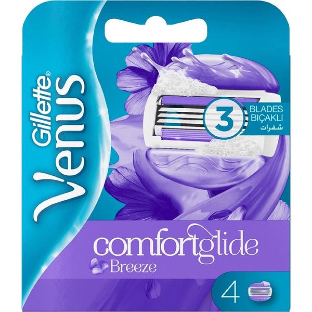 Gillette Venus Comfortglide Breeze Yedek Kadın Tıraş Bıçağı 4'lü Paket Tıraş Makineleri Fiyatı