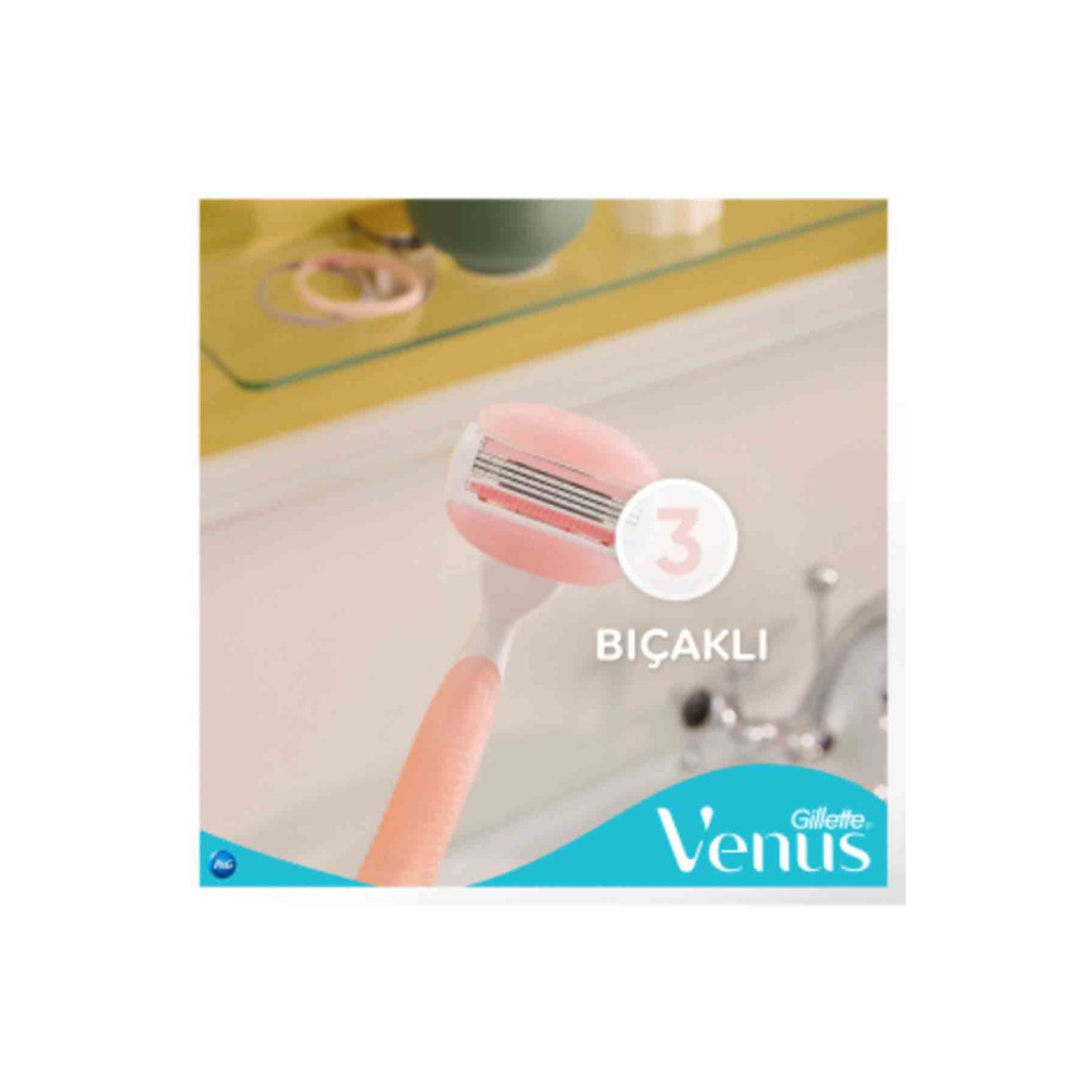 Gillette Venüs Comfortglide Spa Breeze Tıraş Makinesi + 4 Yedek Bıçak