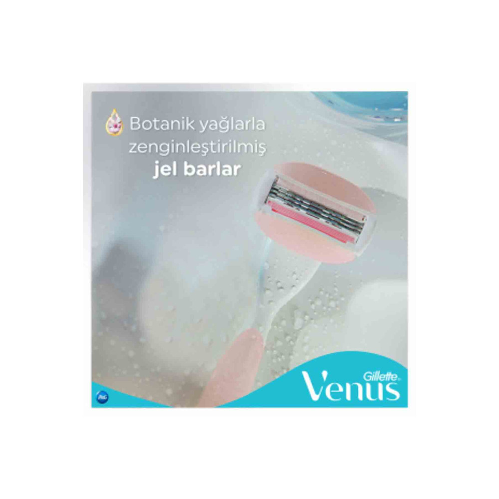 Gillette Venüs Comfortglide Spa Breeze Tıraş Makinesi + 4 Yedek Bıçak