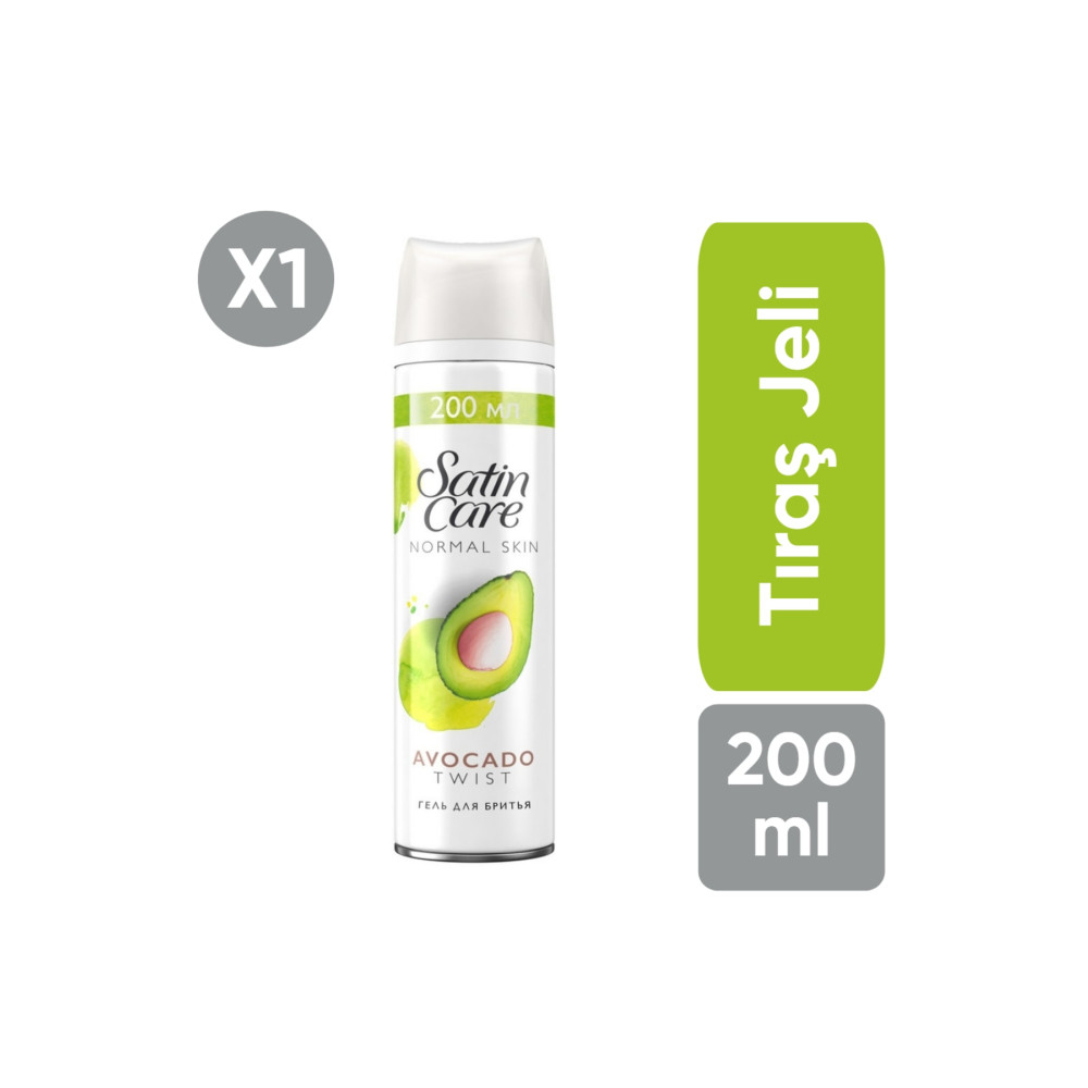 Gillette Venus Satin Care Tıraş Jeli Avakado 200 Ml X1 Adet Tıraş Jelleri / Köpükleri / Kremleri Fiyatı