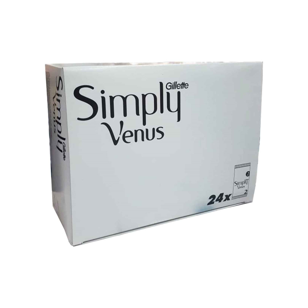 Gillette Venüs Simply 2 Tıraş Bıçağı 2'li Kadın