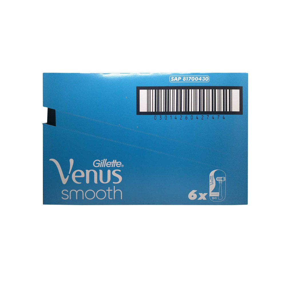 Gillette Venüs Smooth Tıraş Makinesi + 2 Yedek Bıçak