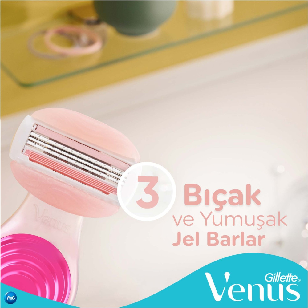 Gillette Venus Snap Breeze Kadın Tıraş Makinesi Seyahat Boyu