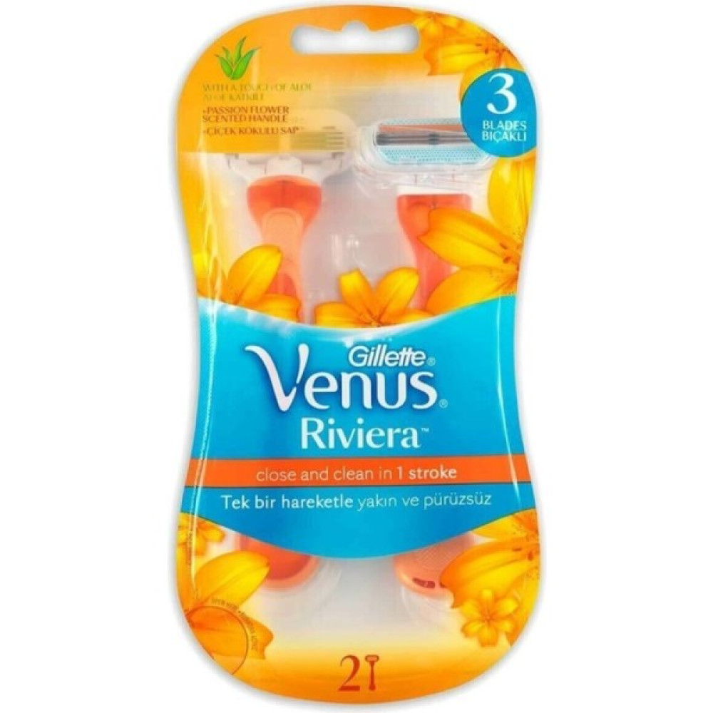 Gillette Venus Venus Riviera Kullan At Kadın Tıraş Bıçağı 2'li Tıraş Bıçağı ve Yedekleri Fiyatı