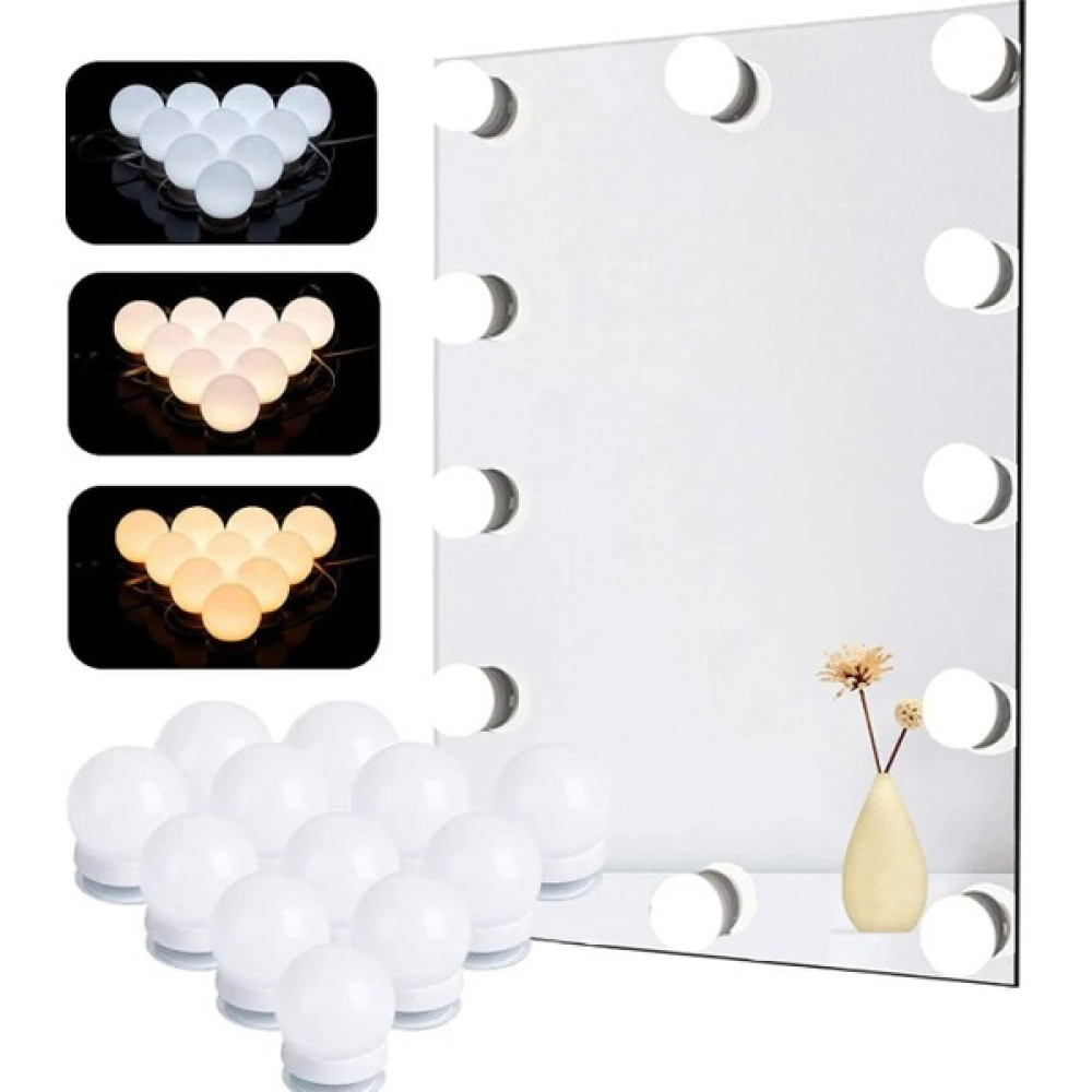 Gilli Store 10'lu Set Hollywood LED Işıklı Makyaj Aynası Işığı Led Aydınlatmalar Fiyatı
