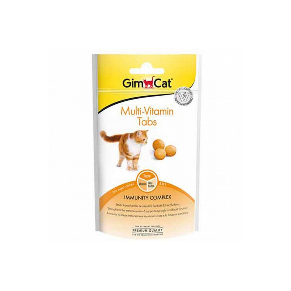 Gimcat Multi-vitamin Tabs Kedi Ödül Tableti 40 Gr Evcil Hayvan Ürünleri Fiyatı