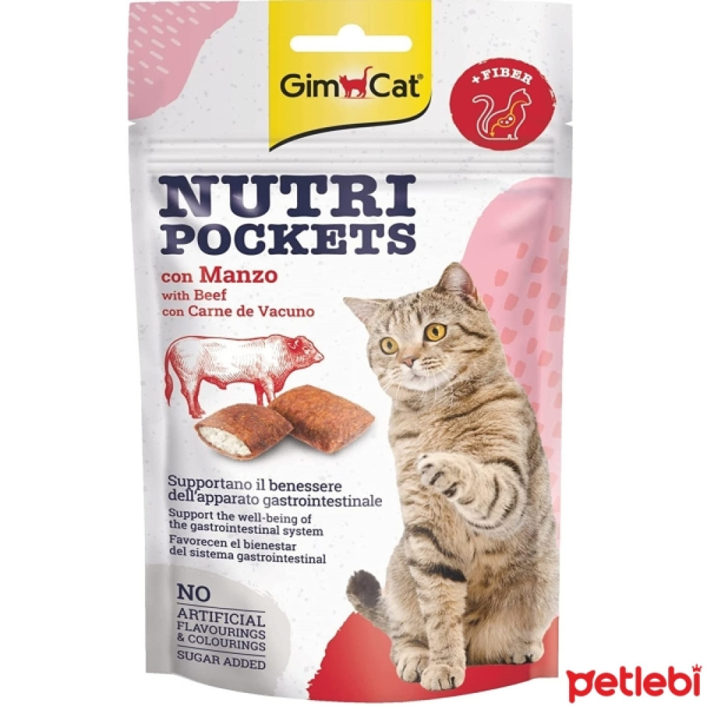 GimCat Nutripockets Biftekli Malt Kedi Ödül Maması 60gr Evcil Hayvan Ürünleri Fiyatı