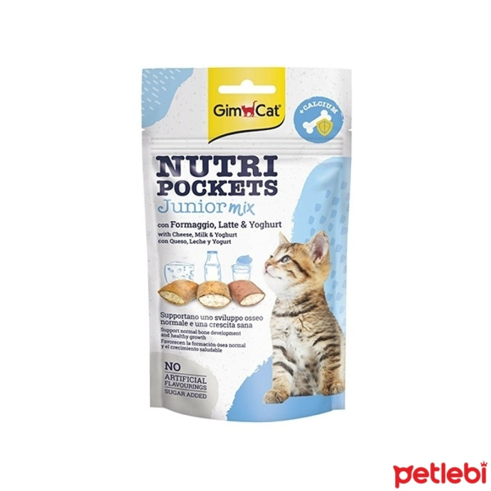 GimCat Nutripockets Junior Mix Kedi Ödül Maması 60gr Evcil Hayvan Ürünleri Fiyatı