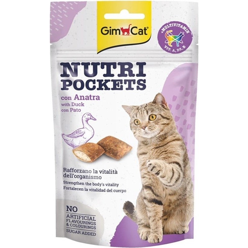 Gimcat Nutripockets Ördekli Kedi Ödülü 60gr Evcil Hayvan Ürünleri Fiyatı