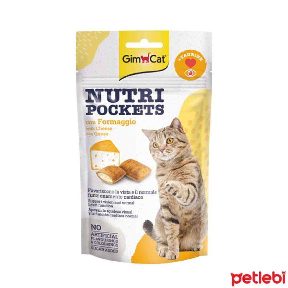 GimCat Nutripockets Peynirli ve Taurinli Kedi Ödül Maması 60gr Evcil Hayvan Ürünleri Fiyatı