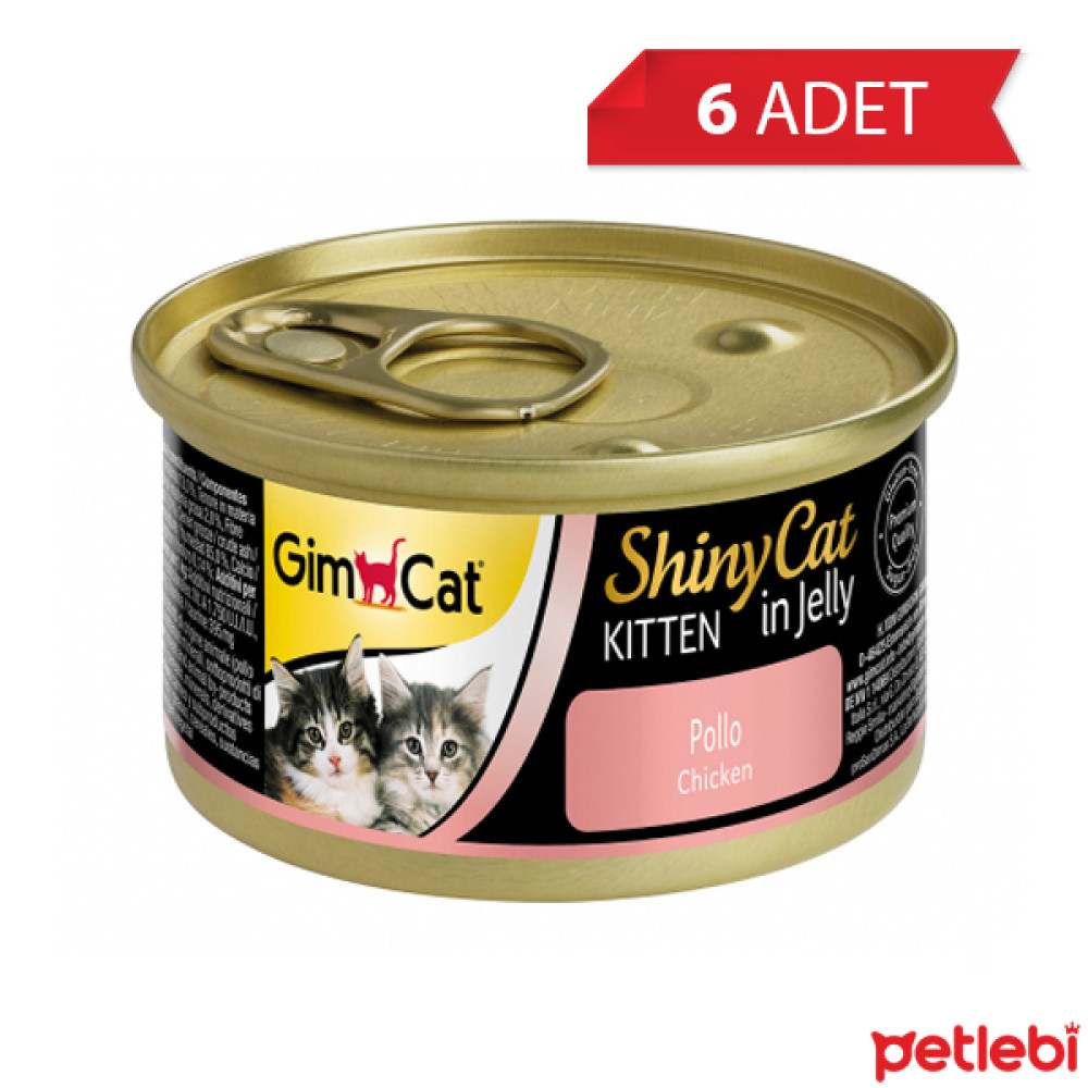 GimCat Shinycat Tavuklu Yavru Kedi Konservesi 70gr (6 Adet) Evcil Hayvan Ürünleri Fiyatı