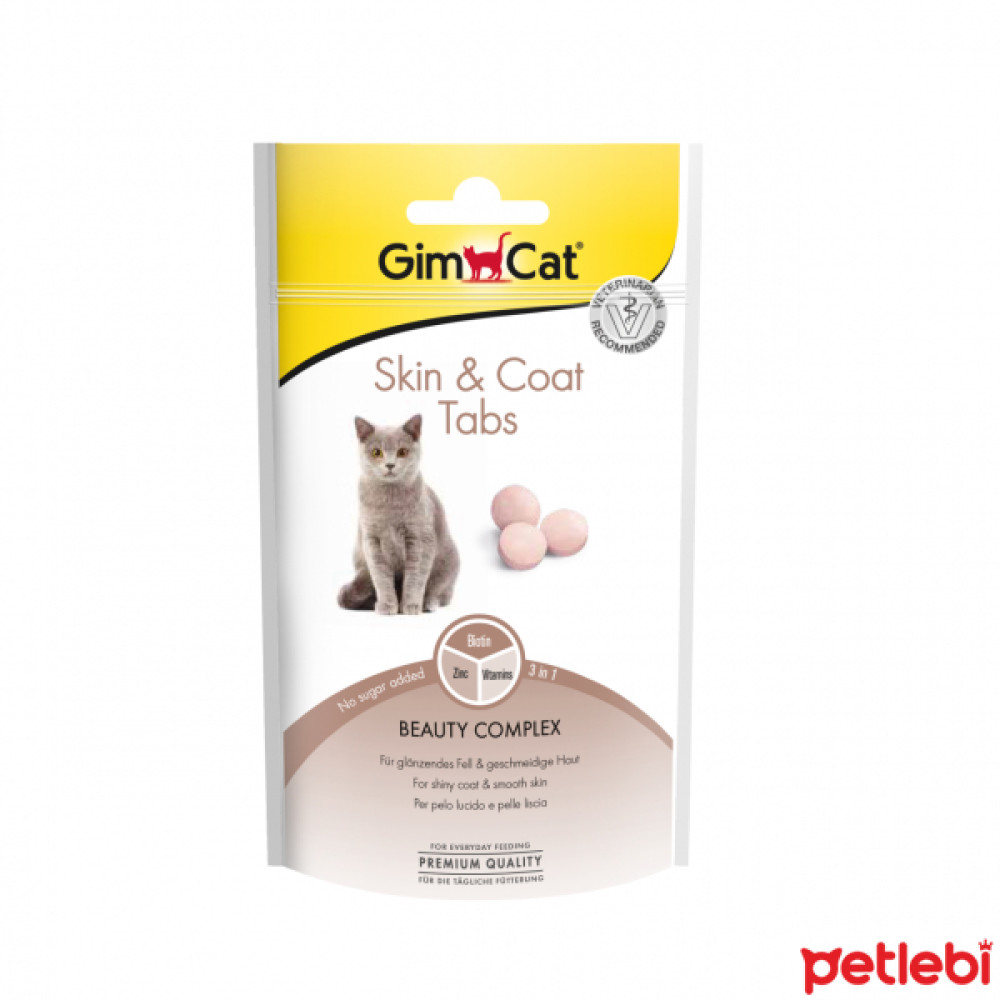 GimCat Skin Coat Deri ve Tüy Sağlığı için Şekersiz Kedi Ödül Maması 40gr Evcil Hayvan Ürünleri Fiyatı