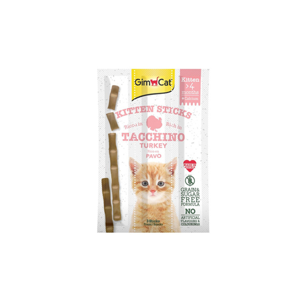 Gimcat Sticks Kitten Hindili Yavru Kedi Ödül Çubukları 3x3 gr Evcil Hayvan Ürünleri Fiyatı