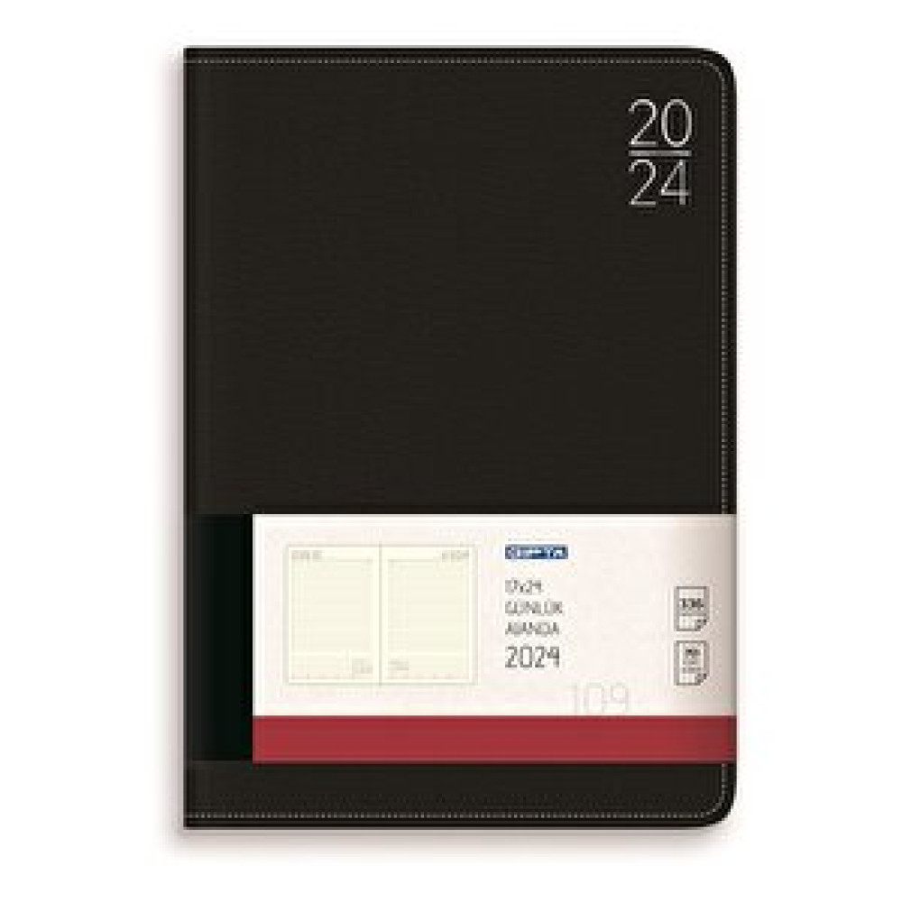 Gıpta 109 Snk Sunday Diary 2024 Günlük Ajanda Thermo Deri Sert Kapak Ajanda Fiyatı