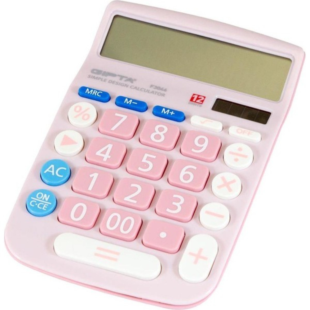 Gıpta 12 Hane Renkli Hesap Makinesi F3046 Pembe Hesap Makinesi Fiyatı