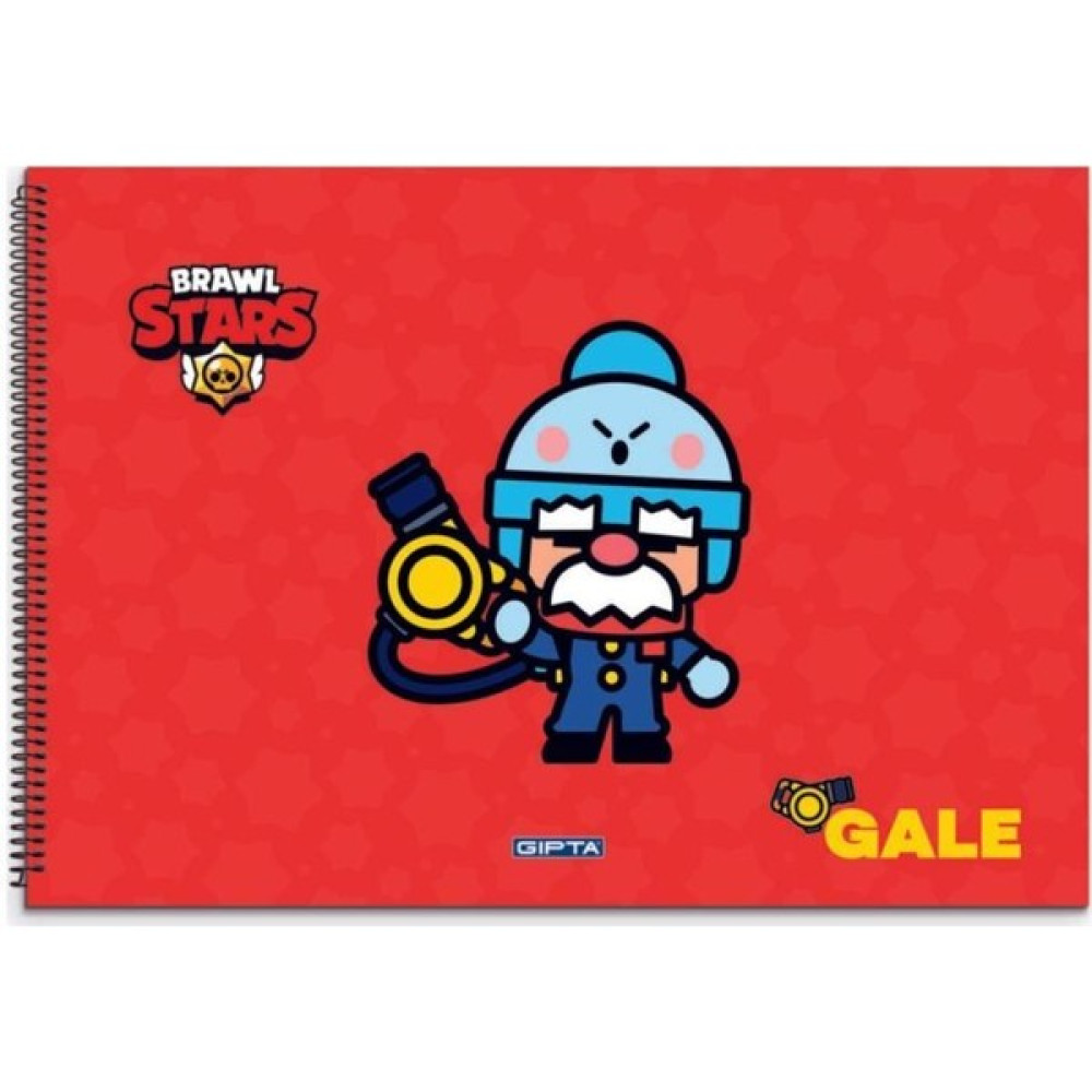 Gıpta 17 x 24 Brawl Star Spiralli Resim Defteri 15 Yaprak - Renkli Resim Defteri Fiyatı