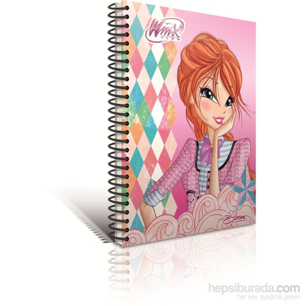 Gıpta 3071 Winx Spiralli Karton Kapak Defteri A4 72 Yaprak Kareli Spiralli Defter Fiyatı