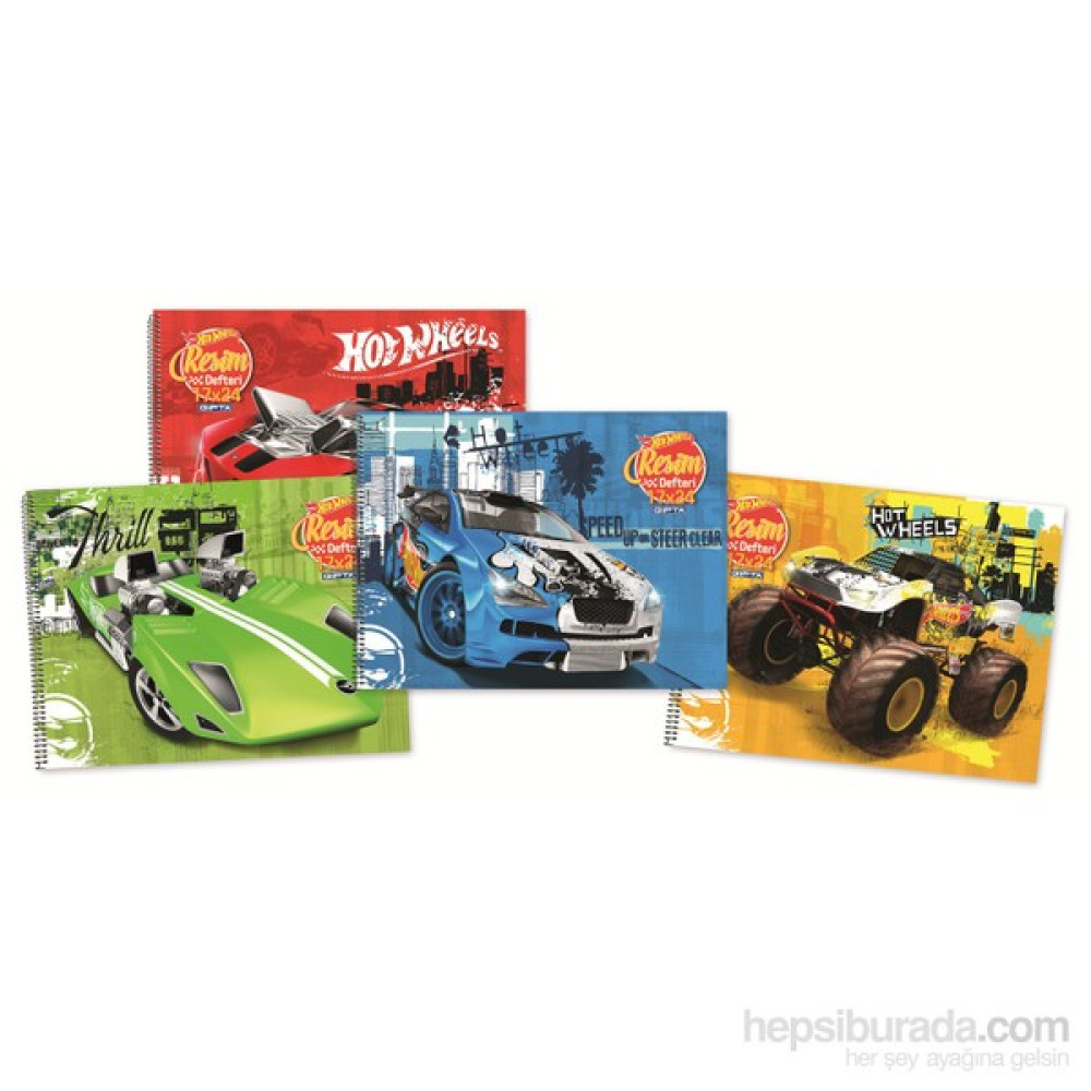 Gıpta 5438 Hot Wheels Resim Defteri 35x50 cm 15 Yaprak Resim Defteri Fiyatı