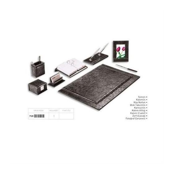 Gıpta 7129 Siyah 9 Parça Desktop Sümen Takımı