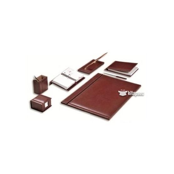 Gıpta 7130 Solid 8 Parça Kahverengi Sümen Takımı